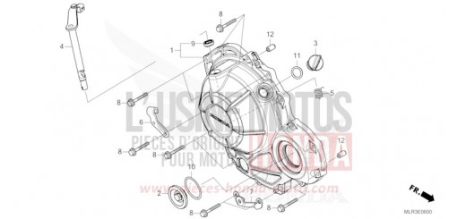 KURBELGEHAEUSEABDECKUNG CBR500RAR de 2024