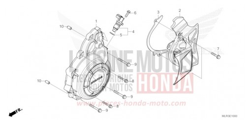 WECHSELSTROM-GENERATORABDECKUNG CBR500RAR de 2024