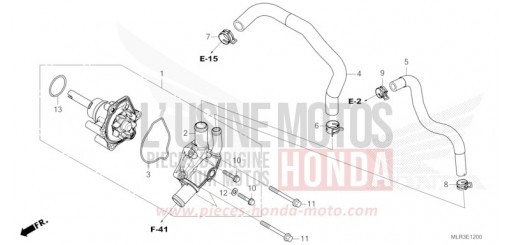 WASSERPUMPE CBR500RAR de 2024