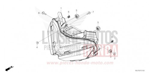 SCHEINWERFER CBR500RAR de 2024