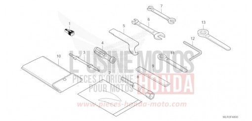 WERKZEUGE CBR500RAR de 2024
