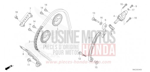 NOCKENWELLENKETTE/SPANNVORRICHTUNG CBR600R3R de 2024