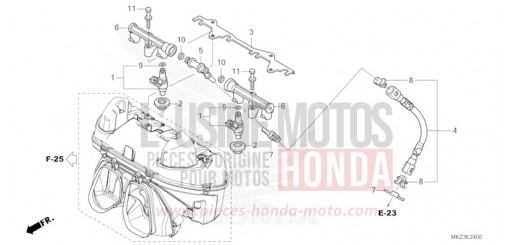 KRAFTSTOFFEINSPRITZUNG CBR600R3R de 2024