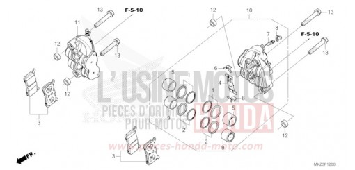VORDERRAD-BREMSSATTEL CBR600R3R de 2024
