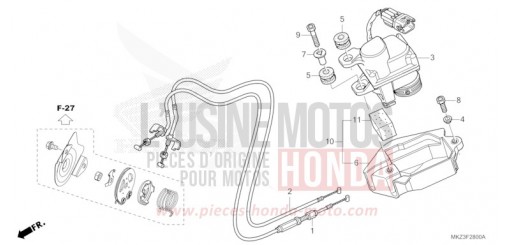 SERVOMOTOR CBR600R3R de 2024