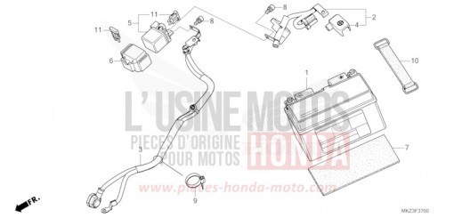 BATTERIE CBR600R3R de 2024