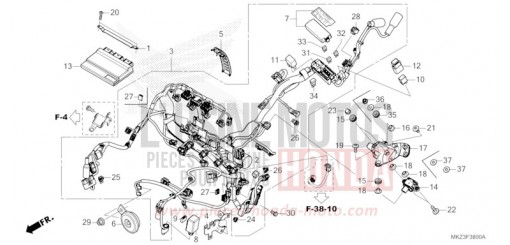 KABELBAUM CBR600R3R de 2024