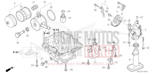 OELWANNE/OELPUMPE CBR600R3R de 2024