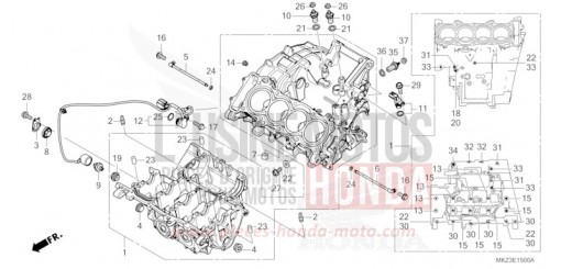 KURBELGEHAEUSE CBR600R3R de 2024