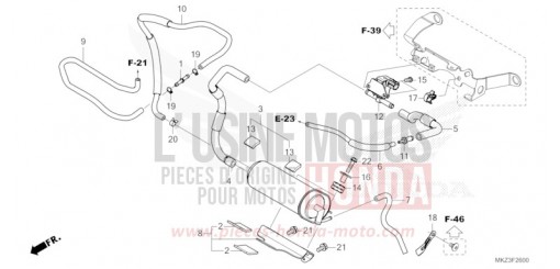 AKTIVKOHLEBEHAELTER CBR600R3R de 2024