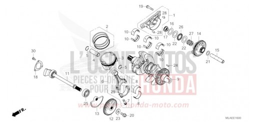 KURBELWELLE/KOLBEN CMX1100A2R de 2024