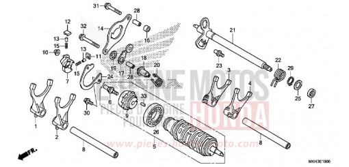 SCHALTTROMMEL ADV750J de 2018
