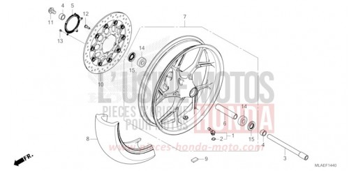 VORDERRAD CMX1100A2R de 2024