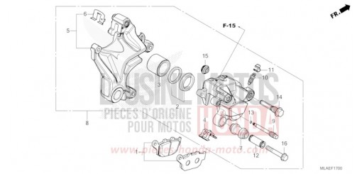 HINTERRAD-BREMSSATTEL CMX1100A2R de 2024
