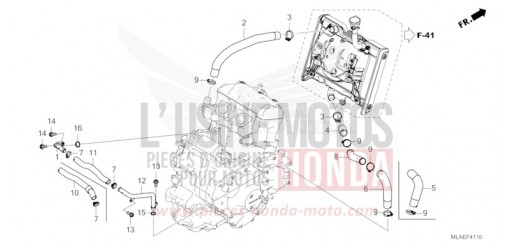 KUEHLERSCHLAUCH/WASSERROHR CMX1100A2R de 2024