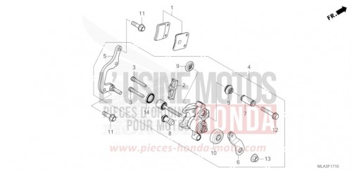 FESTSTELLBREMSSATTEL CMX1100D2P de 2023
