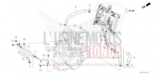 KUEHLERSCHLAUCH/WASSERROHR CMX1100D2P de 2023