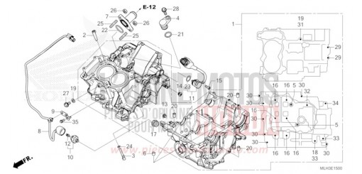 KURBELGEHAEUSE CMX500A2R de 2024