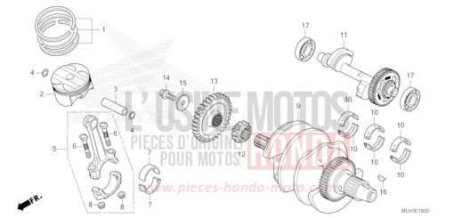 KURBELWELLE/KOLBEN CMX500A2R de 2024