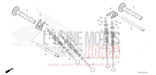 NOCKENWELLE/VENTIL CMX500A2R de 2024