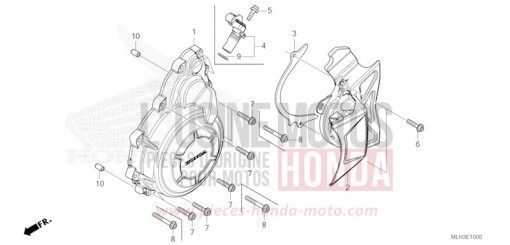 WECHSELSTROM-GENERATORABDECKUNG CMX500A2R de 2024