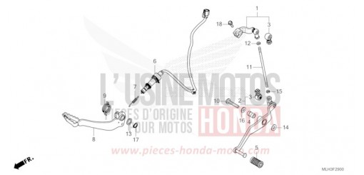PEDAL CMX500A2R de 2024