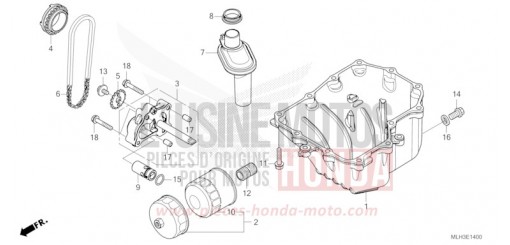 OELWANNE/OELPUMPE CMX500A2R de 2024