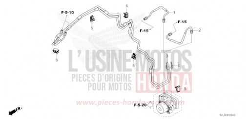 BREMSLEITUNG CMX500A2R de 2024