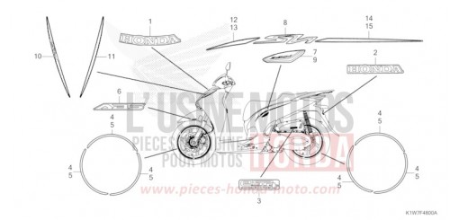 MARKE/STREIFEN SH350AM de 2021