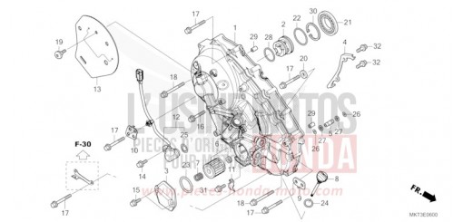 KURBELGEHAEUSEABDECKUNG ADV750R de 2024