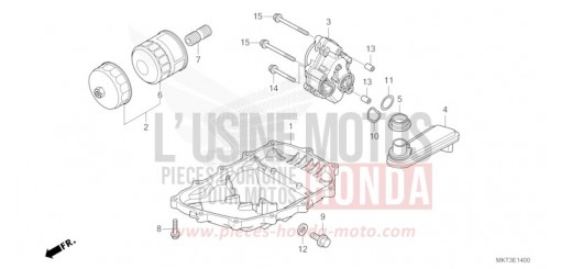 OELWANNE/OELPUMPE ADV750R de 2024
