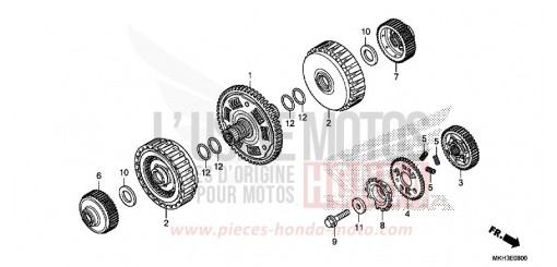 KUPPLUNG ADV750J de 2018