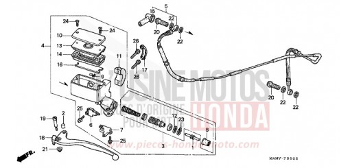 HAUPTKUPPLUNGSZYLINDER GL1500SEY de 2000