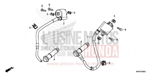 ZUENDSPULE ADV750J de 2018