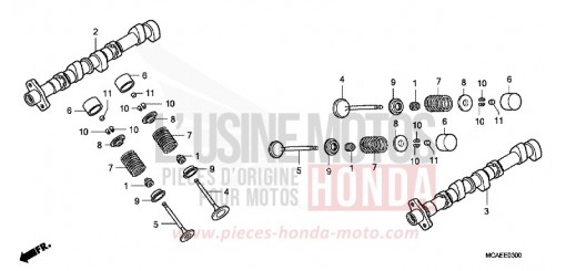 NOCKENWELLE/VENTIL GL18009 de 2009