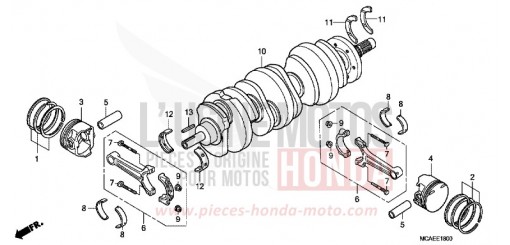 KURBELWELLE/KOLBEN GL18009 de 2009