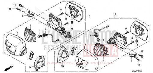 BLINKER/SPIEGEL GL18009 de 2009