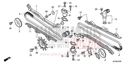 NOCKENWELLENKETTE/SPANNVORRICHTUNG GL18009 de 2009