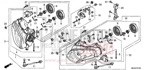 SCHEINWERFER GL18009 de 2009