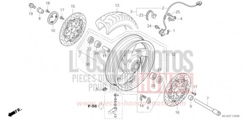 VORDERRAD GL18009 de 2009