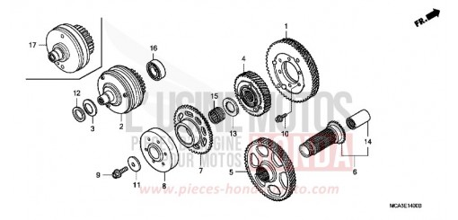 PRIMAER-ANTRIEBSRAD GL1800A1 de 2001