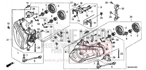 SCHEINWERFER GL1800A1 de 2001