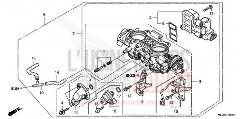 DROSSELKLAPPENGEHAEUSE GL1800A2 de 2002