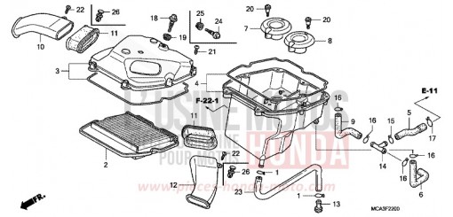 LUFTFILTER GL1800A3 de 2003