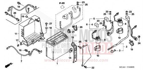 BATTERIE GL1800A3 de 2003