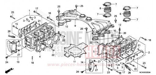 ZYLINDERKOPF GL1800A4 de 2004