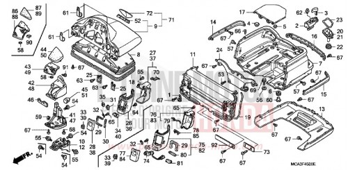 KOFFERRAUMBEHAELTER GL1800A5 de 2005