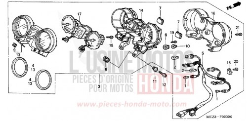 MESSGERAET CB900F2 de 2002