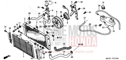 KUEHLER CB900F5 de 2005