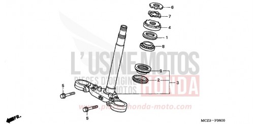 LENKSCHAFT CB900F7 de 2007
